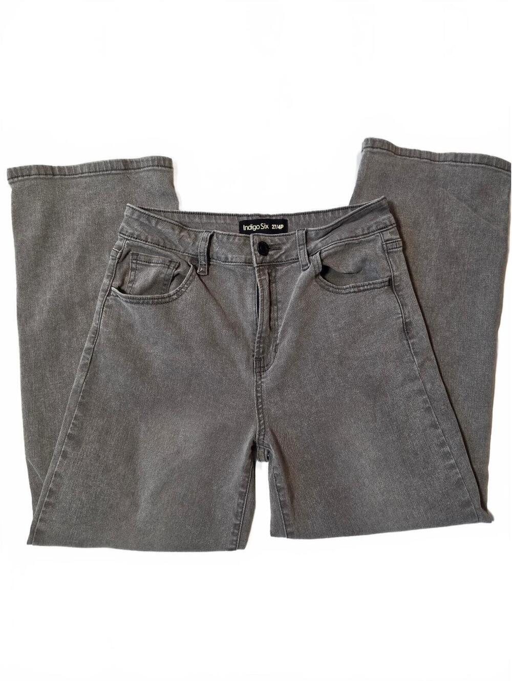 Indigo Six Women's Gray Cropped Jeans Size 27/4P